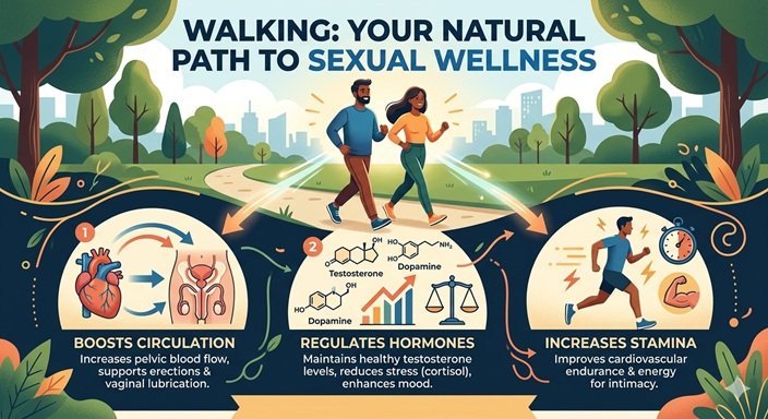How Moderate Walking Transforms Sexual Health